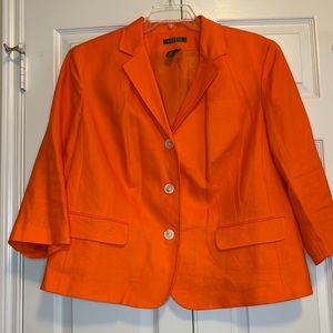 Ralph Lauren Linen 3/4 sleeve jacket